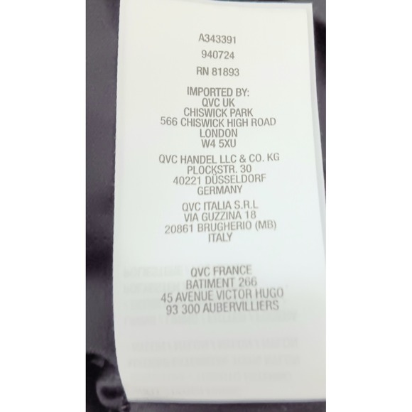 Isaac Mizrahi Live! Top Sz 12 Chantilly Lace Ruffle Keyhole Neck Black Fairy - Picture 13 of 16